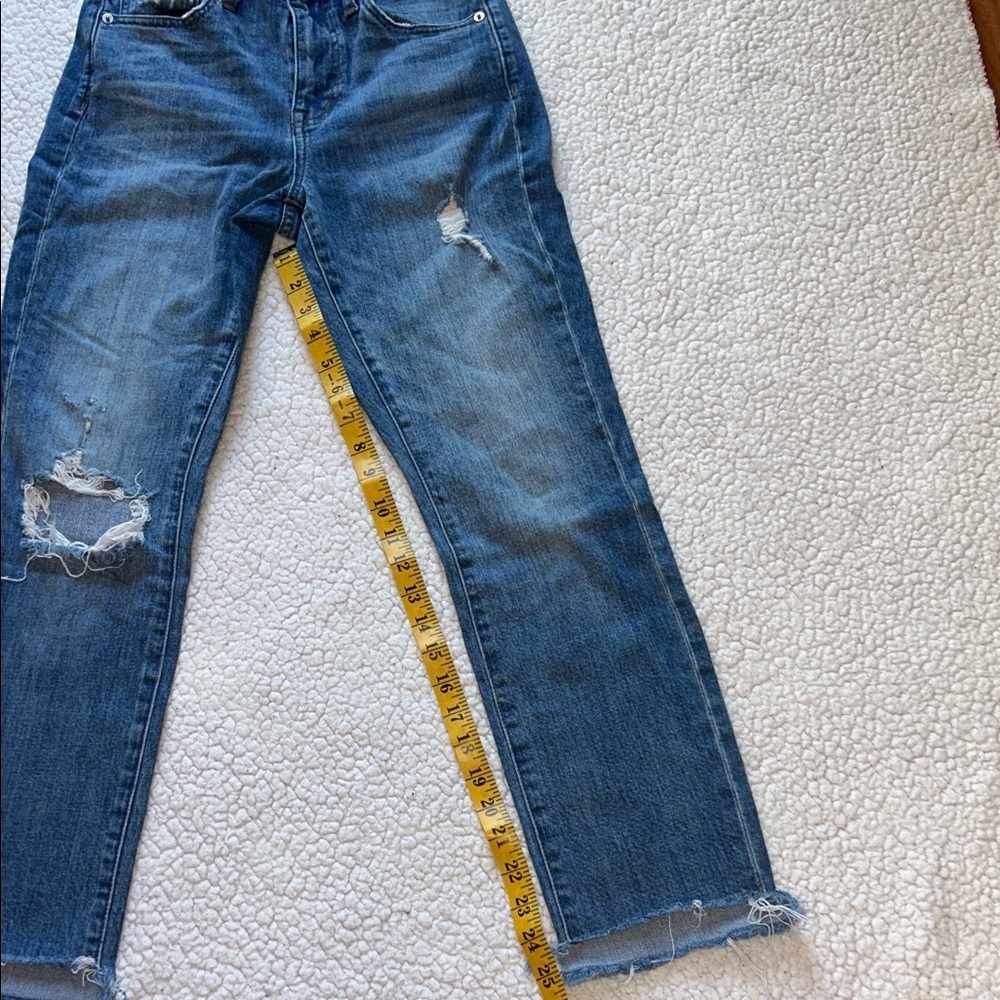 Madewell Straight Leg Jeans in Classic Blue - Picture 4 of 13